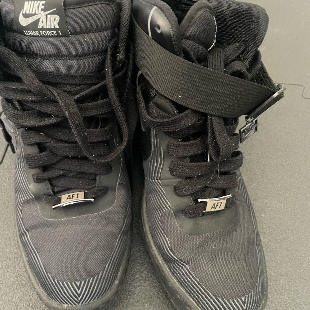 Nike Air Force 1 Lunar Women shoes size 7 High Top Wedge Sneakers - Picture 4 of 8